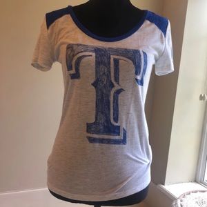 VS PINK Texan Rangers tee small